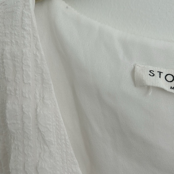 Storia Color Block Ruffled Dress Size M - Picture 10 of 12